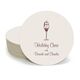 Bubbly Champagne Round Coasters Image 3 of 4